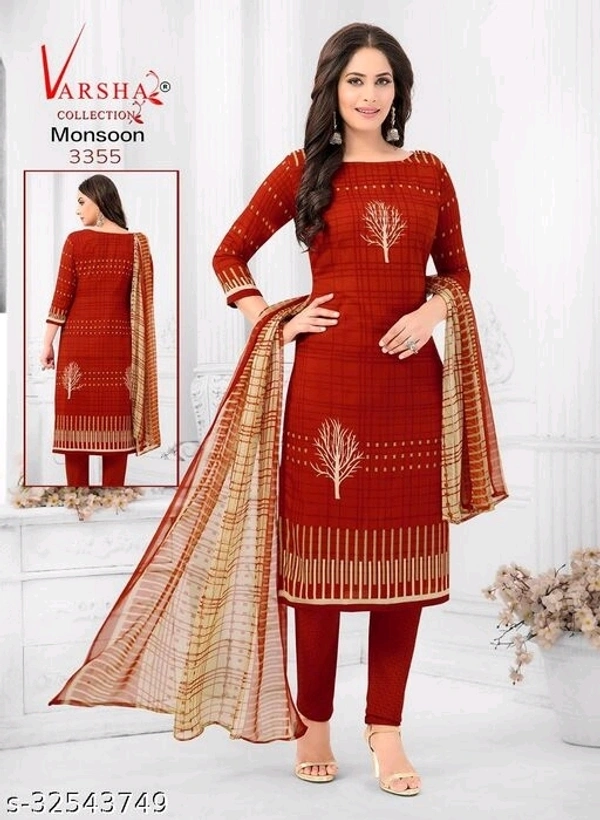 Dimple Ensemble Salwar Suits & Dress Materials*l - pink, 4.5 ✪, UN Stitched, free shipping, 7 days replacement and   return
