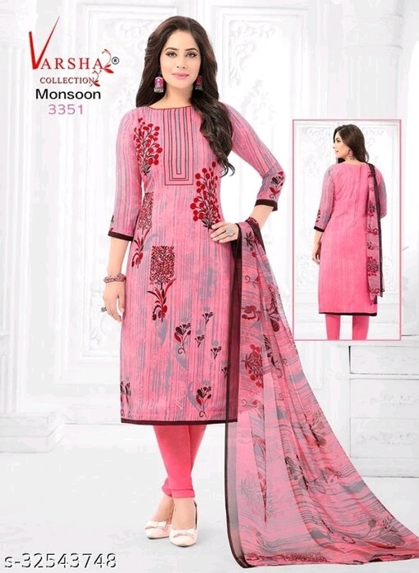 Dimple Ensemble Salwar Suits & Dress Materials*l - red