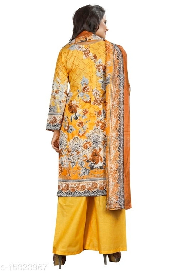 Dimple  Sensational Salwar Suits & Dress Materials* - 4.9 ✪, yellow, un Stitched, free shipping, 7 days replacement and return