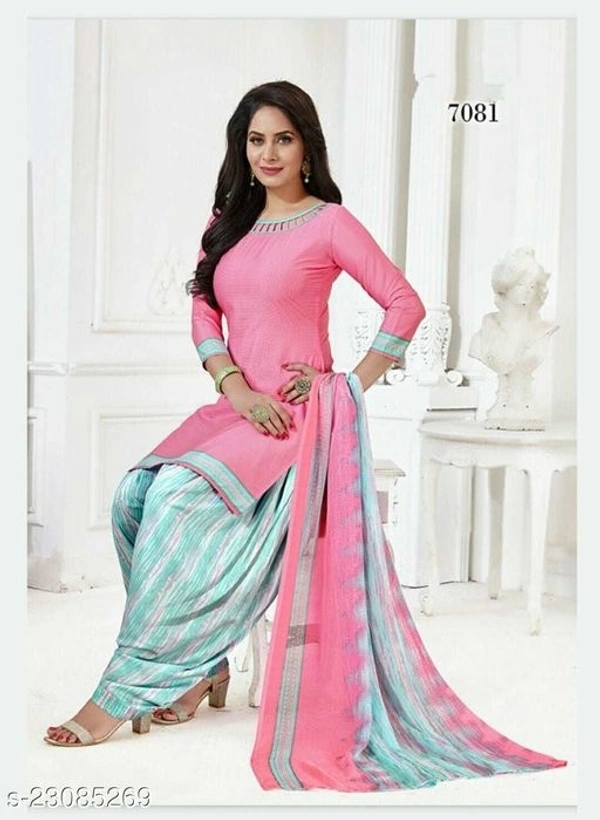 Dimple Fabulous Salwar Suits & Dress Materials - lite pink
