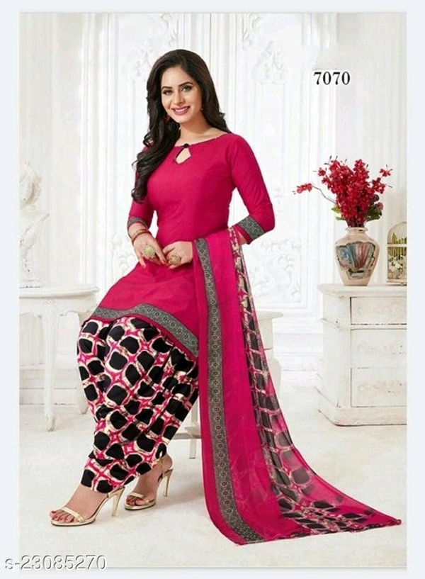 Dimple Fabulous Salwar Suits & Dress Materials - dark pink