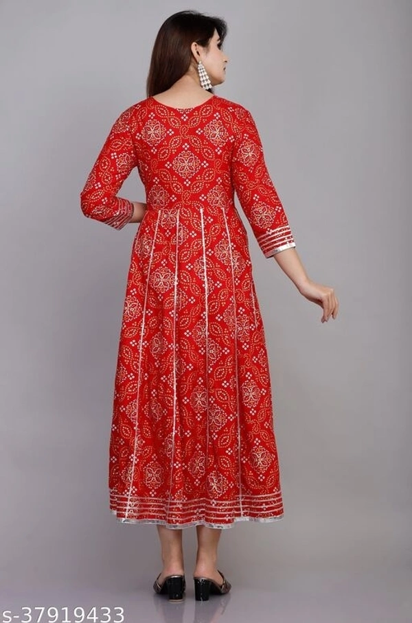 Trendy Alluring Kurtis*Fabric: Rayon - Red, M, Free shipping, 7 days replacement, 4.9 ✪