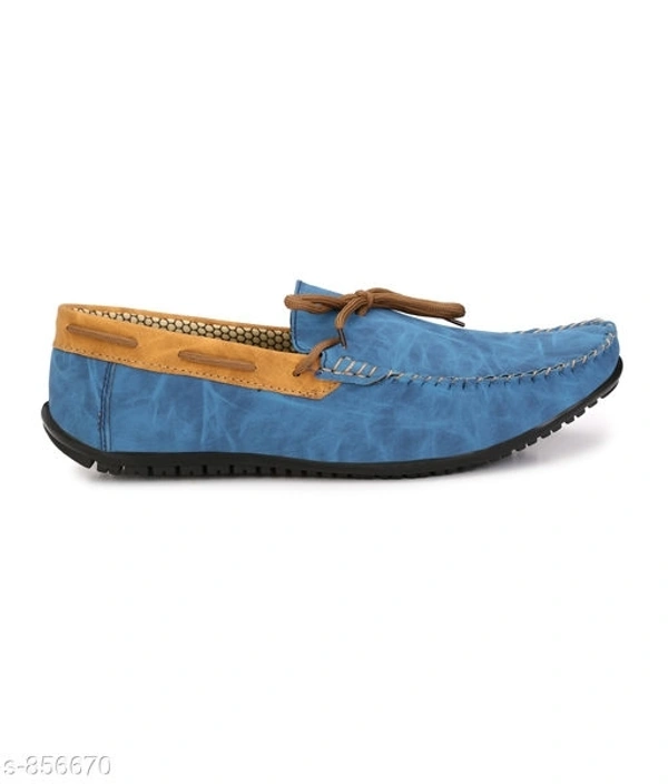 Trendy Synthetic Leather Men's Casual Shoes  - Sky blu, ind-6, 4.9 ✪, next day Dispatch, free shipping, 7 days return and replacement