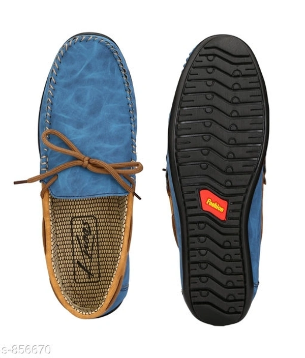Trendy Synthetic Leather Men's Casual Shoes  - Sky blu, ind-6, 4.9 ✪, next day Dispatch, free shipping, 7 days return and replacement