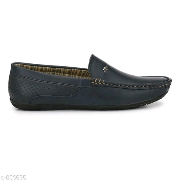 Trendy Synthetic Leather Men's Casual Shoes  - bleck 2.0, ind-7