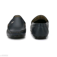 Trendy Synthetic Leather Men's Casual Shoes  - bleck 2.0, ind-7