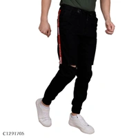 Denim Side Tape Slim Fit Jogger - 32