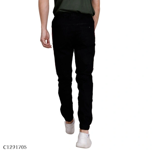 Denim Side Tape Slim Fit Jogger - 34