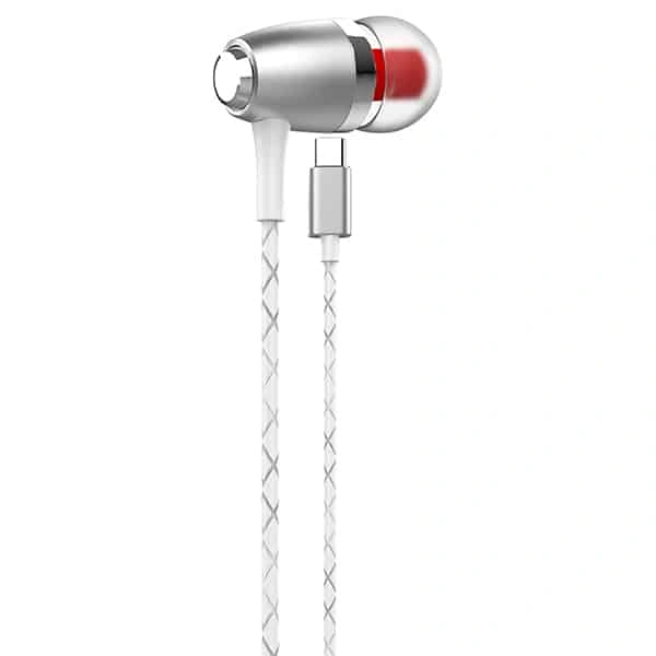 5E BOOM BUDS C1 Earphones - Silver - Silver