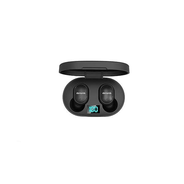 Aiwa AT-X80E Bluetooth Truly Wireless Earbuds - White - White, New