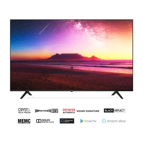Aiwa MAGNIFIQ 139 cm 55 inches Ultra HD 4K Smart Google LED TV AS55UHDX1-GTV