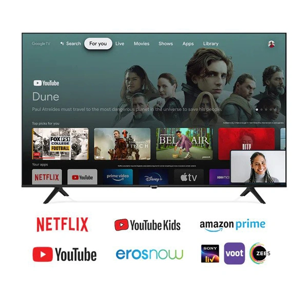 Aiwa MAGNIFIQ 139 cm 55 inches Ultra HD 4K Smart Google LED TV AS55UHDX1-GTV