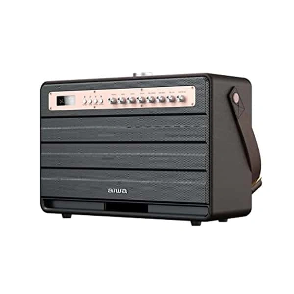 Aiwa AIWA MI-X450 Pro Enigma Bluetooth Speaker with Retro Styling - Black, New