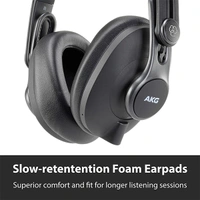 AKG K371BT Bluetooth Wireless Over Ear Headphones with Mic - Black, New
