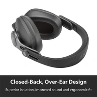 AKG K371BT Bluetooth Wireless Over Ear Headphones with Mic - Black, New