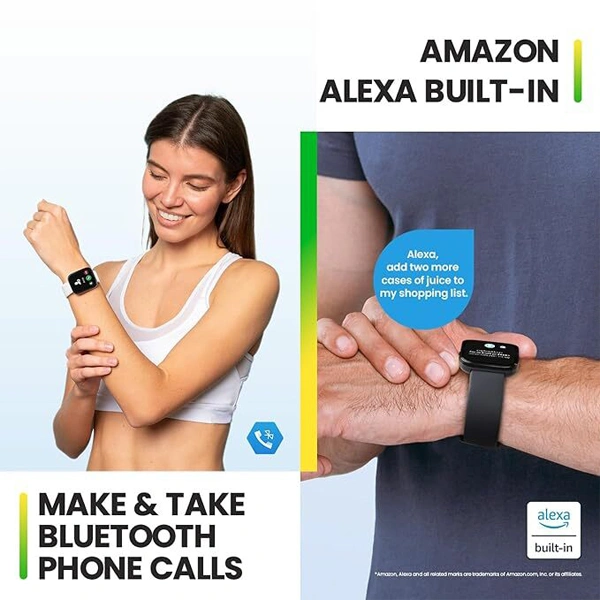 Amazfit Bip 5 Smart Watch with 1.91 Inch Ultra Large Screen - White - White, New