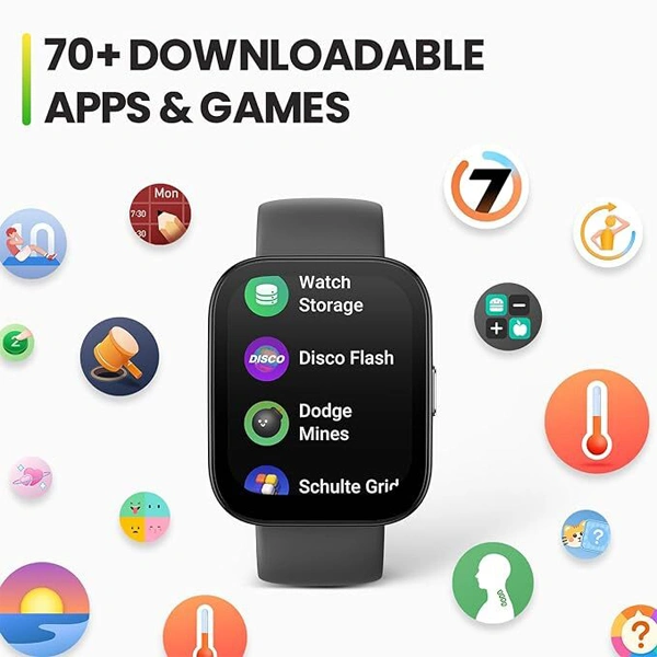 Amazfit Bip 5 Smart Watch with 1.91 Inch Ultra Large Screen - White - White, New