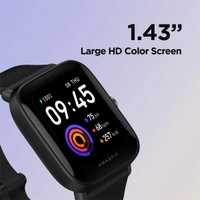 Amazfit Bip U Pro Smart Watch - Black - Black, New