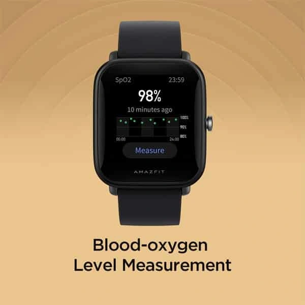 Amazfit Bip U Pro Smart Watch - Black - Black, New