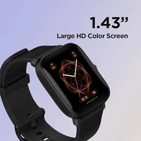 Amazfit Bip U Smart Watch - Black - Black, New