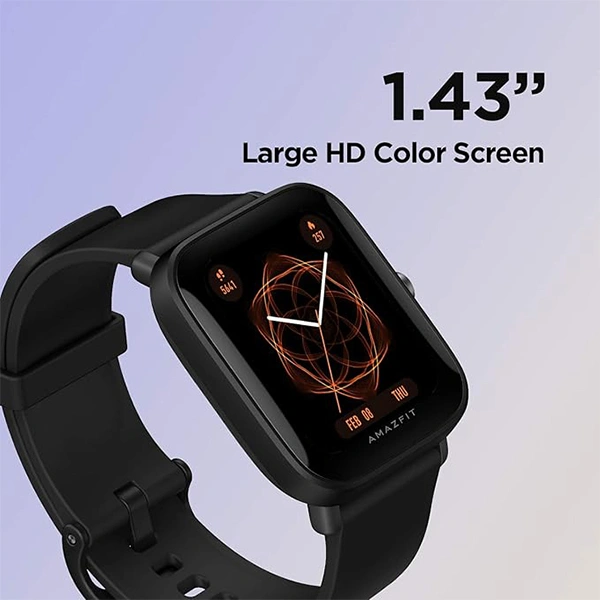 Amazfit Bip U Smart Watch - Black - Black, New