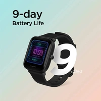 Amazfit Bip U Smart Watch - Black - Black, New