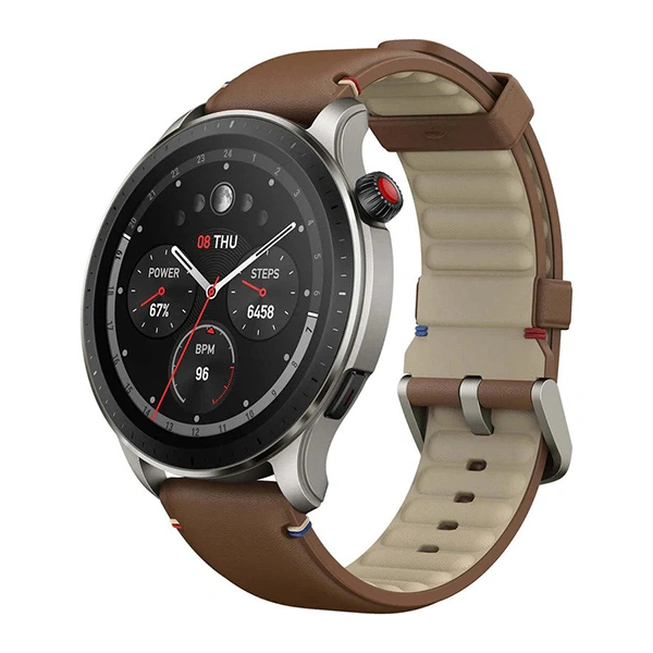 Amazfit GTR 4 AMOLED display Smartwatch - Brown - Brown
