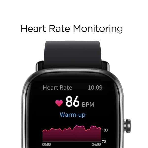 Amazfit GTS 2 Mini Smart Watch - Black - Black