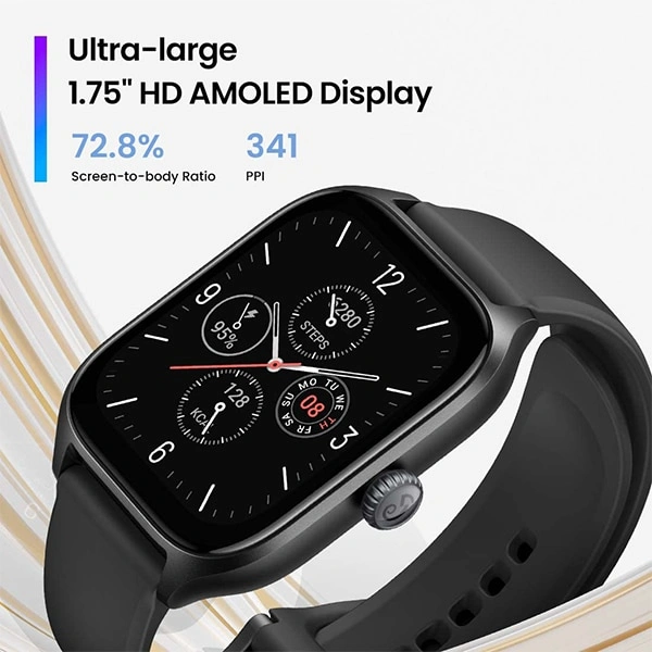 Amazfit GTS 4 Bluetooth Calling Smart Watch - Infinite Black - Infinite Black