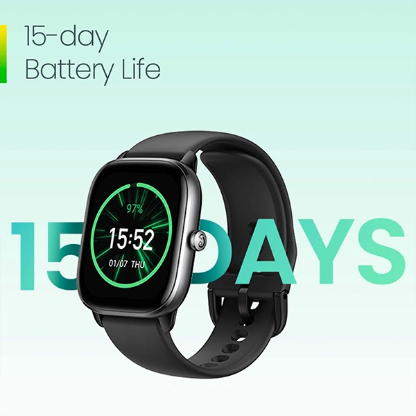 Amazfit GTS 4 Mini Smartwatch - Mint Blue - Mint Blue