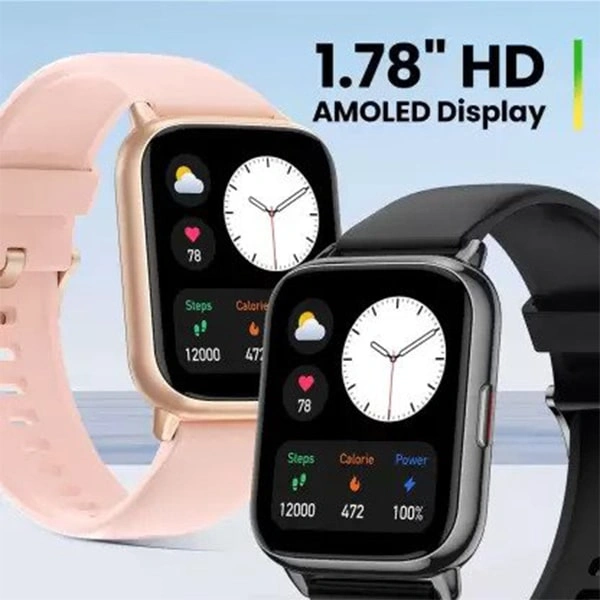 Amazfit Pop 2 Bluetooth Calling Smartwatch - Pink - Pink