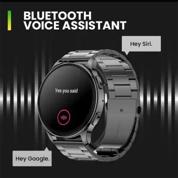 Amazfit Pop 3R 1.43 Inch AMOLED Display Smart Watch With Bluetooth Calling - Silver - Silver