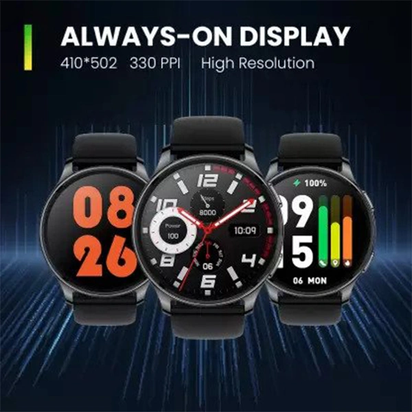 Amazfit Pop 3R 1.43 Inch AMOLED Display Smart Watch With Bluetooth Calling - Silver - Silver
