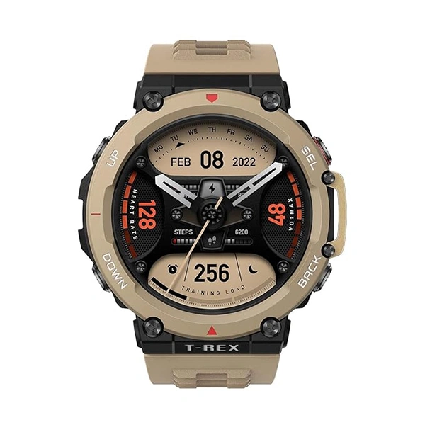 Amazfit T-Rex 2 Premium Multisport Watch - Desert Khaki - Desert Khaki