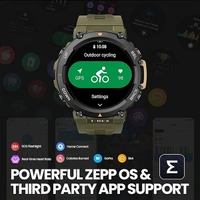 Amazfit T-Rex 2 Premium Multisport Watch - Desert Khaki - Desert Khaki