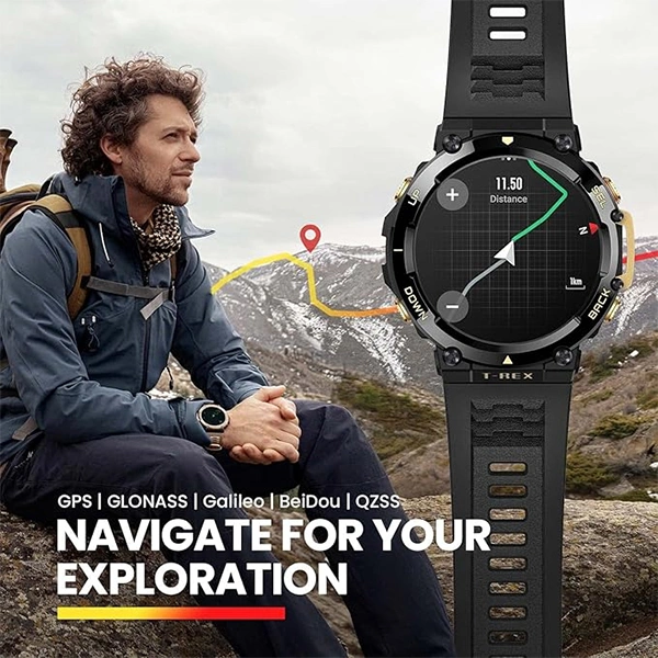 Amazfit T-Rex 2 Premium Multisport Watch - Desert Khaki - Desert Khaki