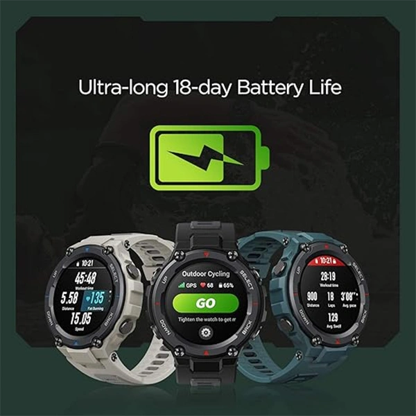 Amazfit T-Rex Pro Smart Watch - Blue - Blue