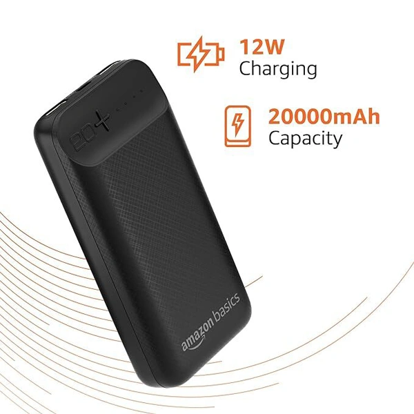Amazon Basics 20000mAh 12W Power Bank