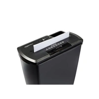 Amazon Basics 8-Sheet Strip Cut Paper With CD and Credit Card Shredder With 12 Liter Waste Basket Capacity - Black