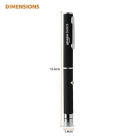 Amazon Basics Green Laser Pointer Party Pen with Disco Lights - Black