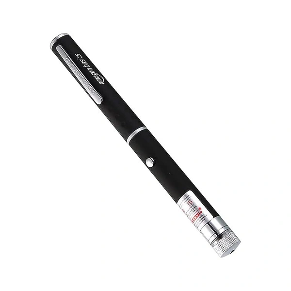 Amazon Basics Green Laser Pointer Party Pen with Disco Lights - Black