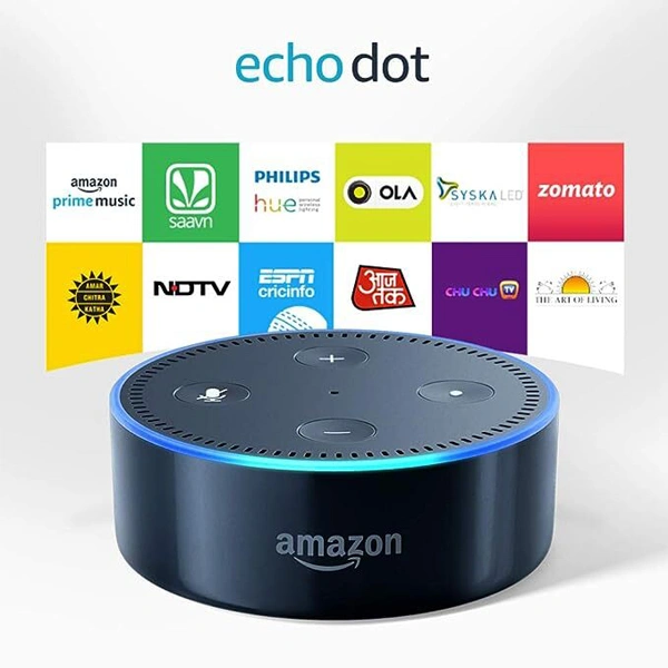 Amazon Echo Dot (2nd Gen) Smart Speaker with Alexa - Black - Black