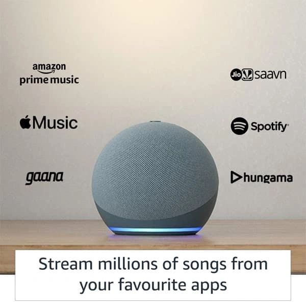 Amazon Echo Dot (4th Gen) Smart Speaker with Alexa - Black - Black