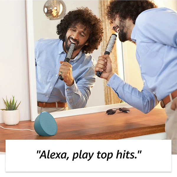Amazon Echo Pop Smart Speaker With Alexa And Bluetooth - Black - Black