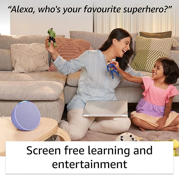 Amazon Echo Pop Smart Speaker With Alexa And Bluetooth - Black - Black