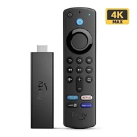 Amazon Fire TV Stick 4K Max streaming device Wi-Fi 6 Alexa Voice Remote - Black