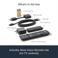 Amazon Fire TV Stick Lite with all-new Alexa Voice Remote Lite