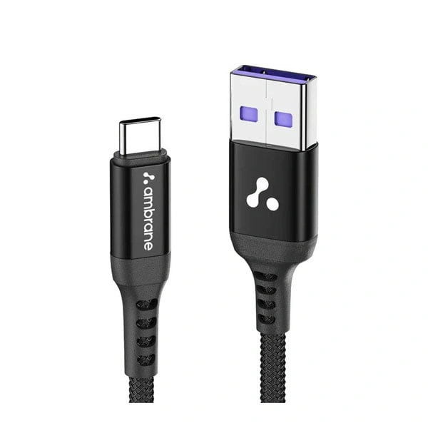 Ambrane 1.2 Meter Type C Cable - Black