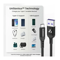 Ambrane 1.2 Meter Type C Cable - Black