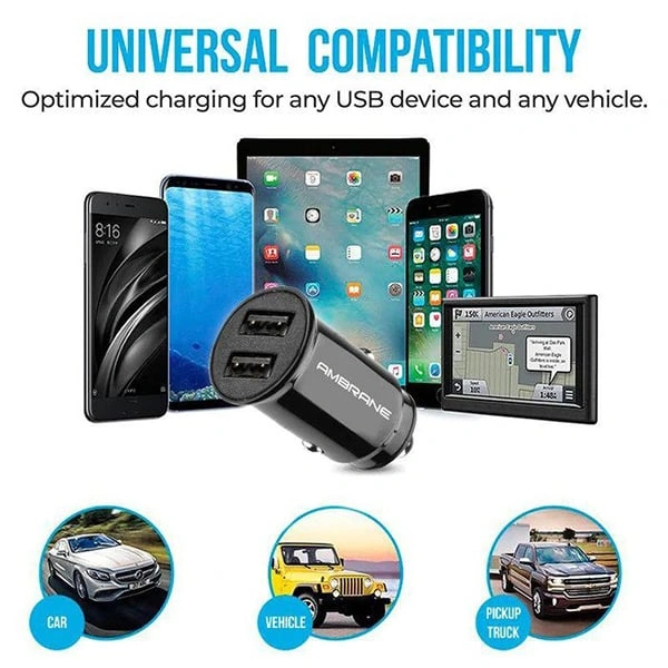 Ambrane ACC-56 Car Charger With Rapid Charging